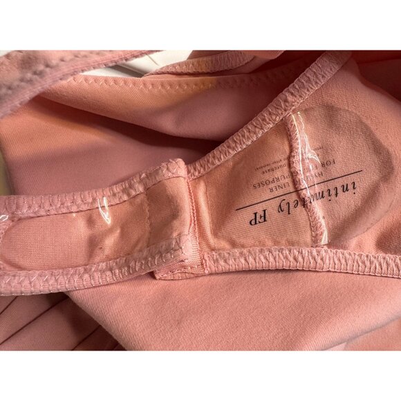 Free People Va Va Voop Size Small Intimately Bodysuit NWT Puff Sleeve Heart Haze - Picture 12 of 16